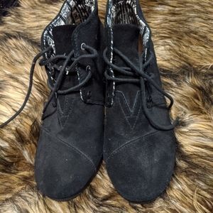 Black Suede Women's Kala Booties